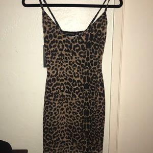 Leopard mini dress